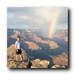 Grand Canyon, Arizona. Complete with rainbow.